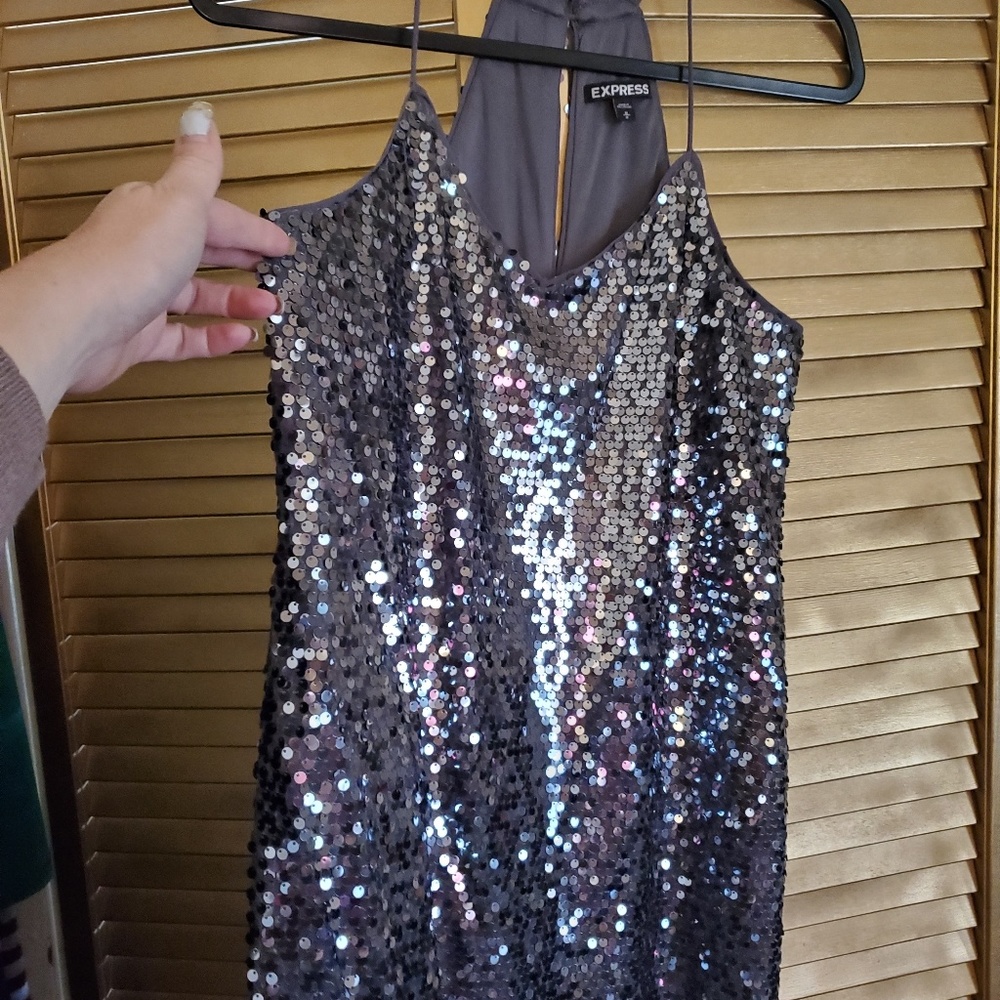 Express sequined dress - Picture 2 of 3